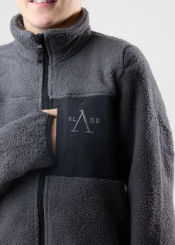 Discount Slade Pile Jacket JR Black