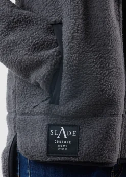 Discount Slade Pile Jacket JR Black