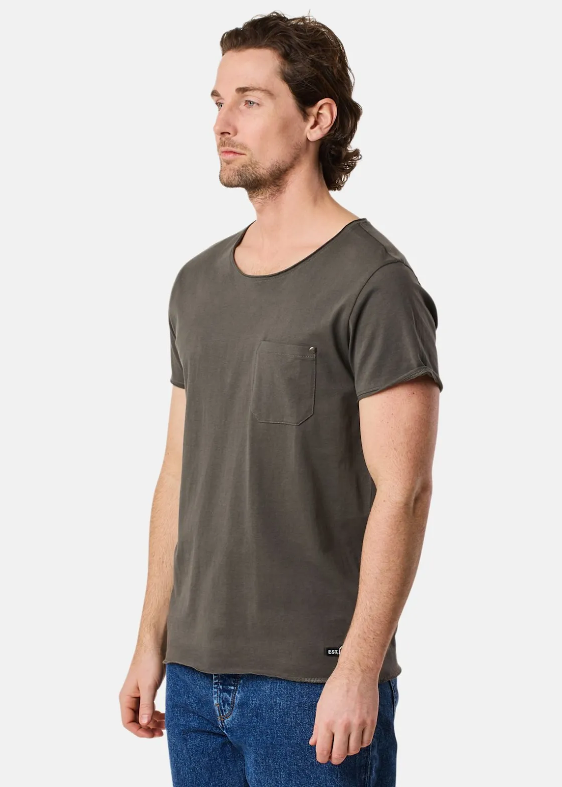 Hot Koppartrans Pocket Tee Olive