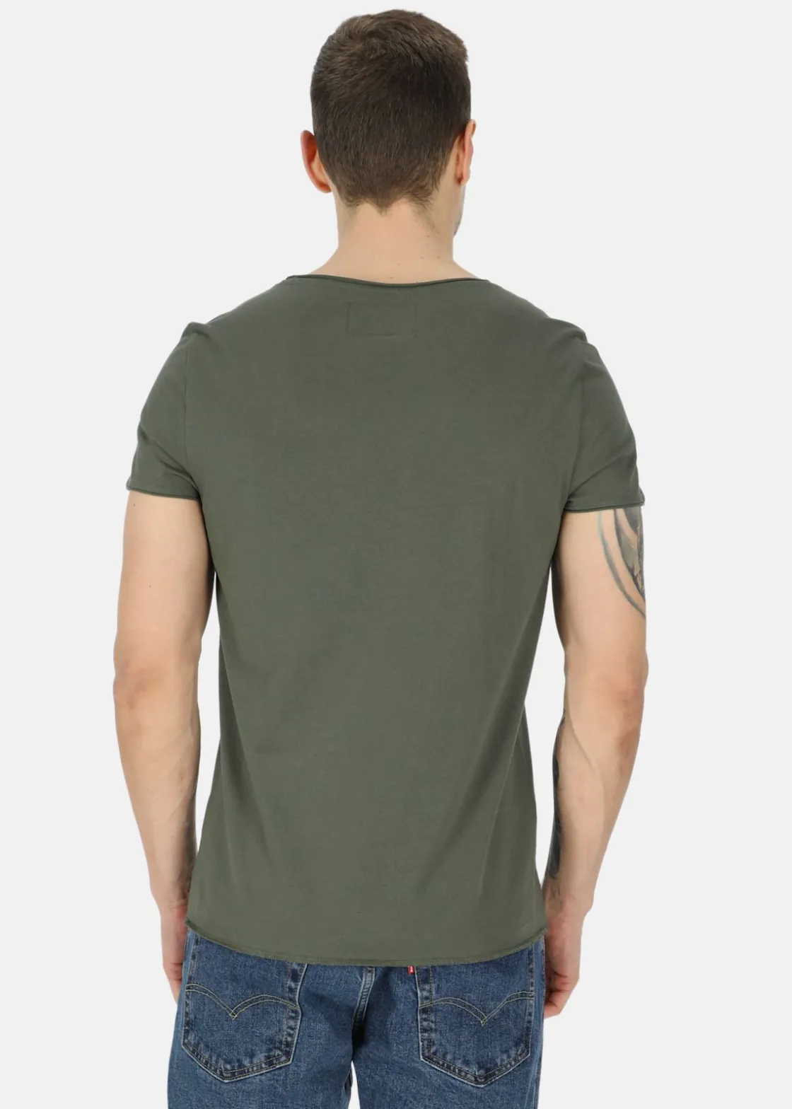 Hot Koppartrans Pocket Tee Olive