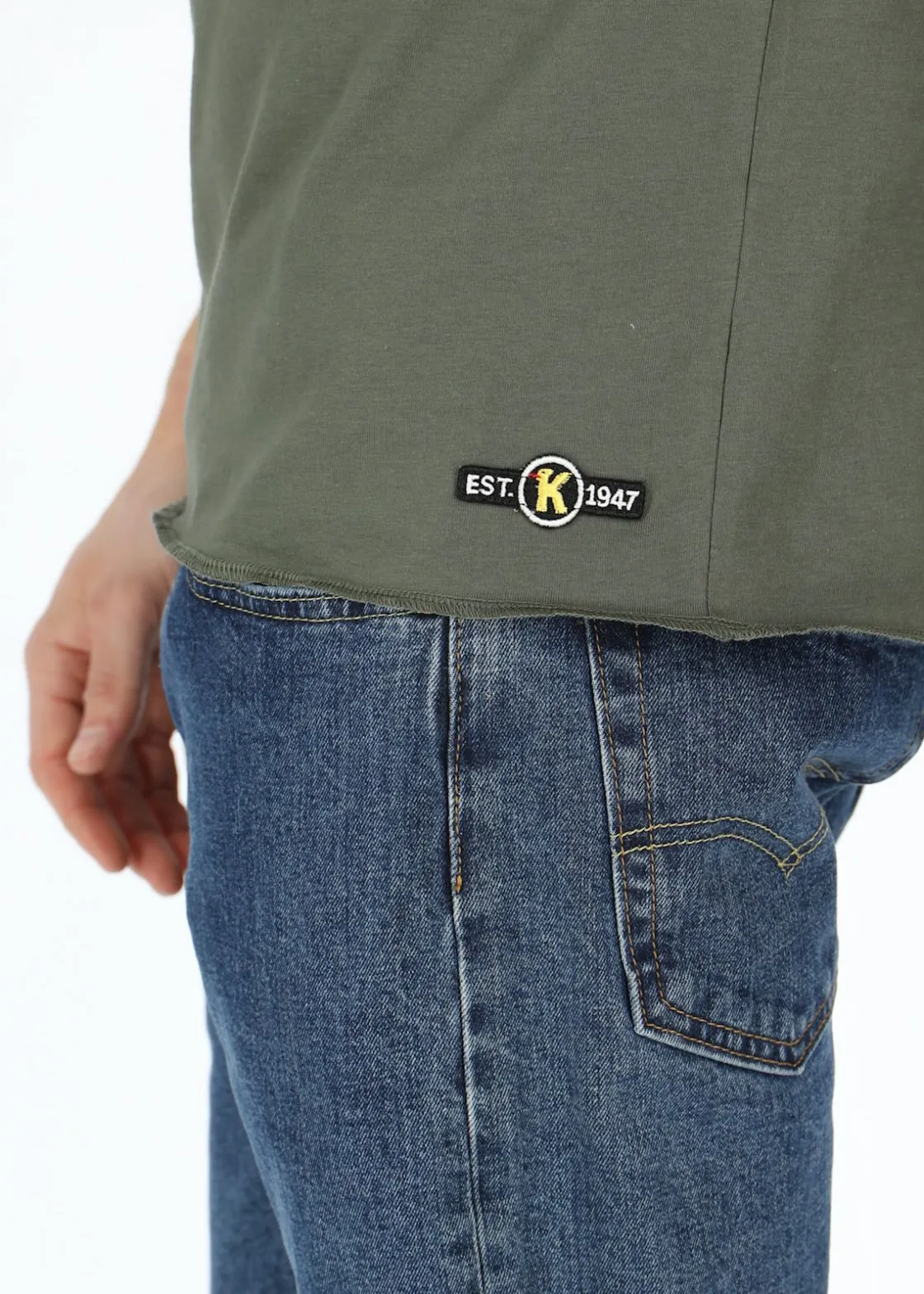 Hot Koppartrans Pocket Tee Olive