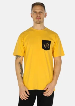 Discount Slade Pocket Tee Yellow