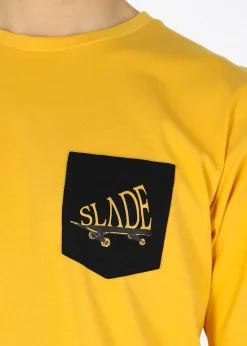 Discount Slade Pocket Tee Yellow