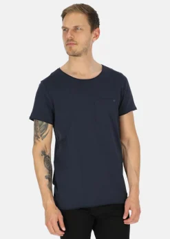 Outlet Koppartrans Pocket Tee Navy