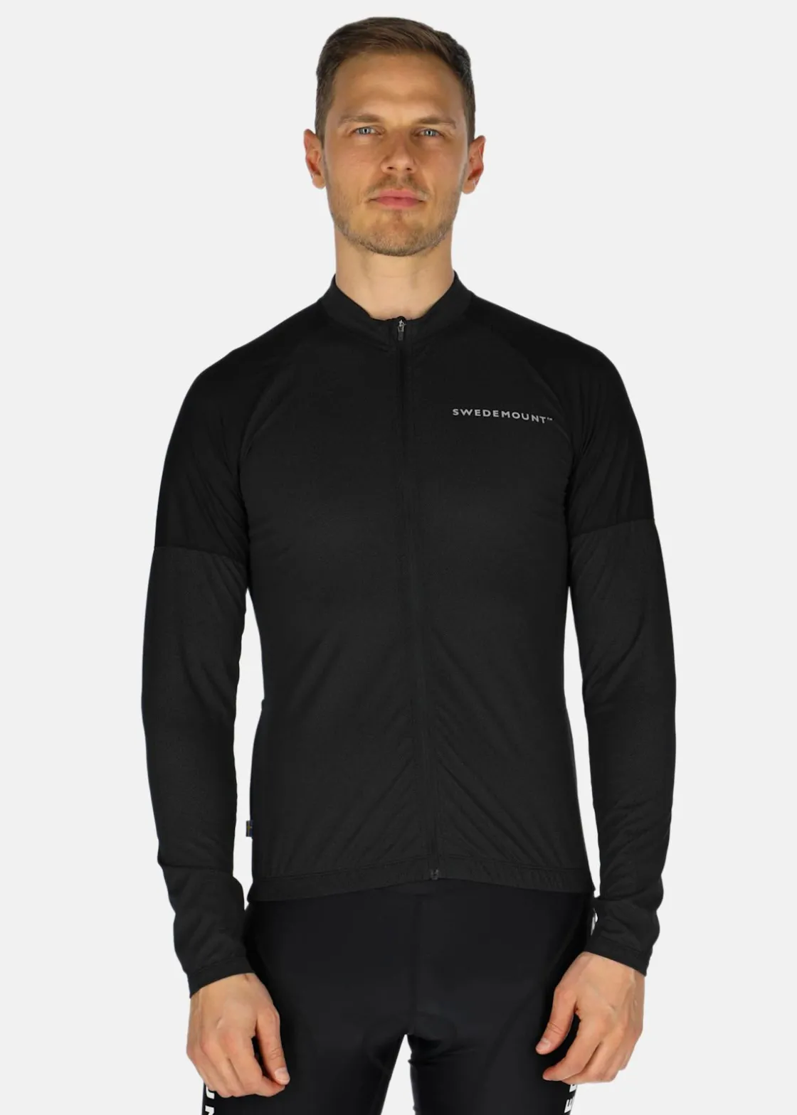 Sale Swedemount Pro Reflective Bike L/S Tee Black/Reflective