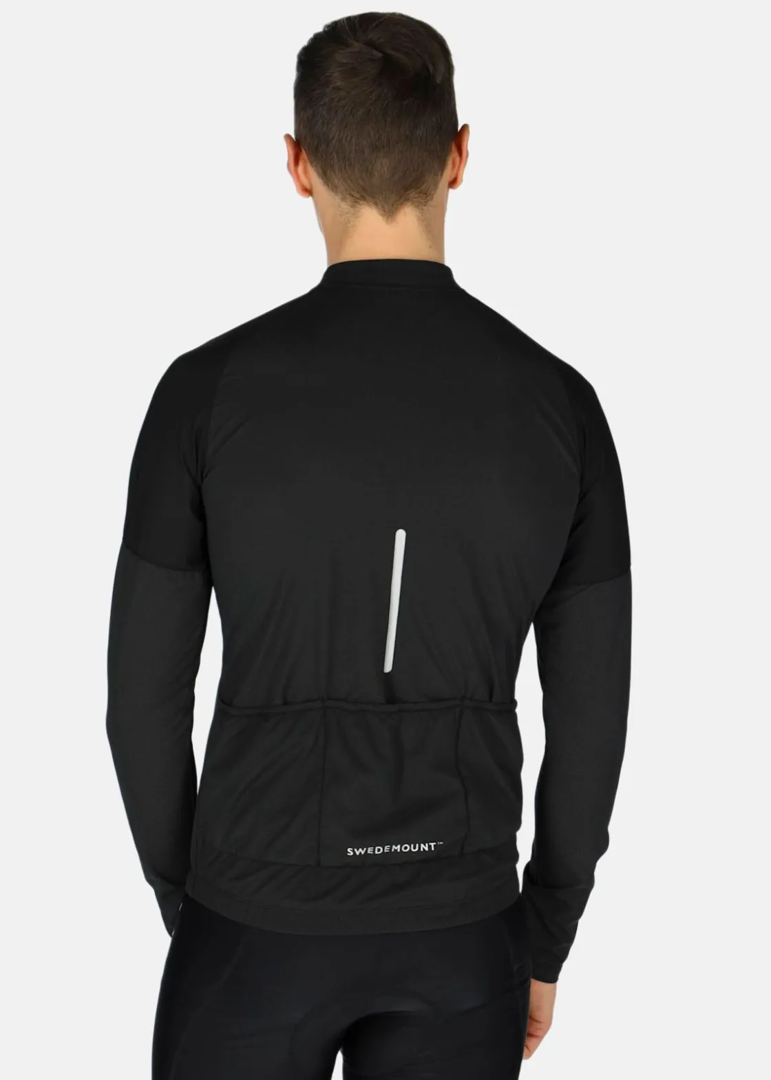 Sale Swedemount Pro Reflective Bike L/S Tee Black/Reflective
