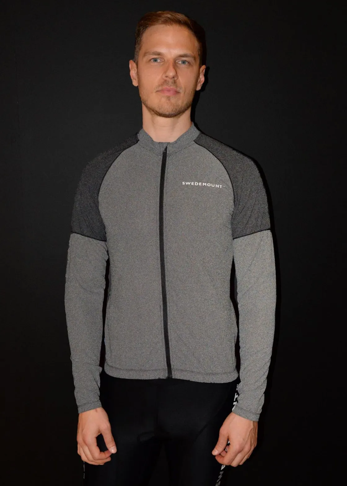 Sale Swedemount Pro Reflective Bike L/S Tee Black/Reflective