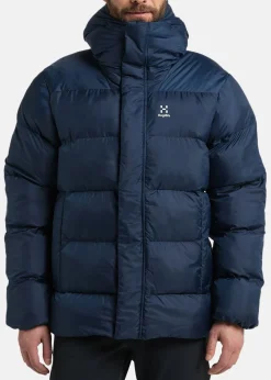 Outlet Haglöfs Puffy Mimic Hood Men Tarn Blue
