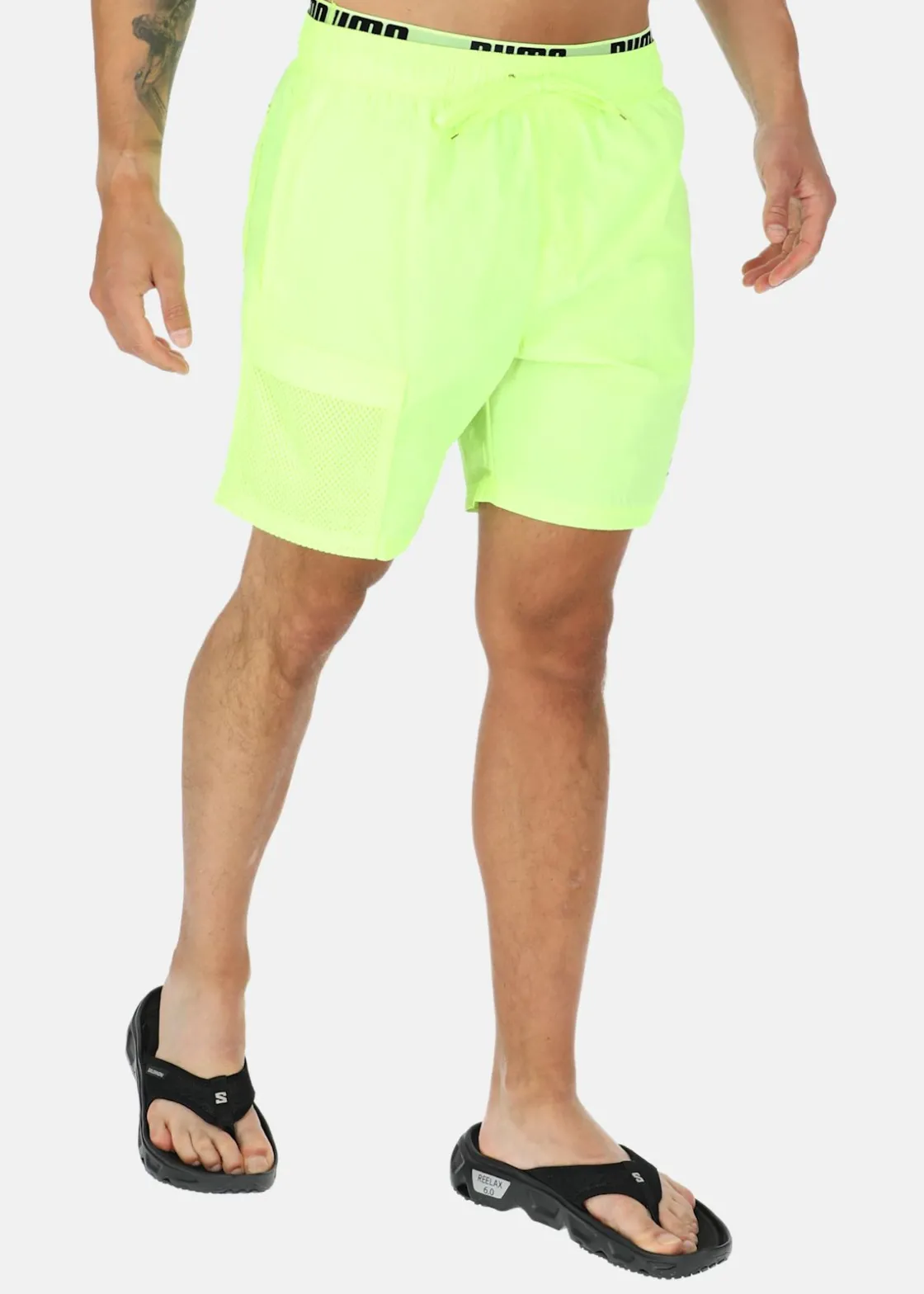 Best Puma SWIM MEN UTILITY MID SHOR fast yellow