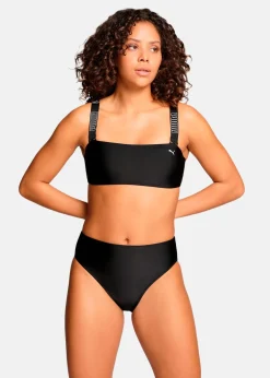 New Puma SWIM WOMEN BANDEAU TOP 1P black
