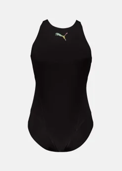 Discount Puma SWIM WOMEN RACEBACK SWIMS black
