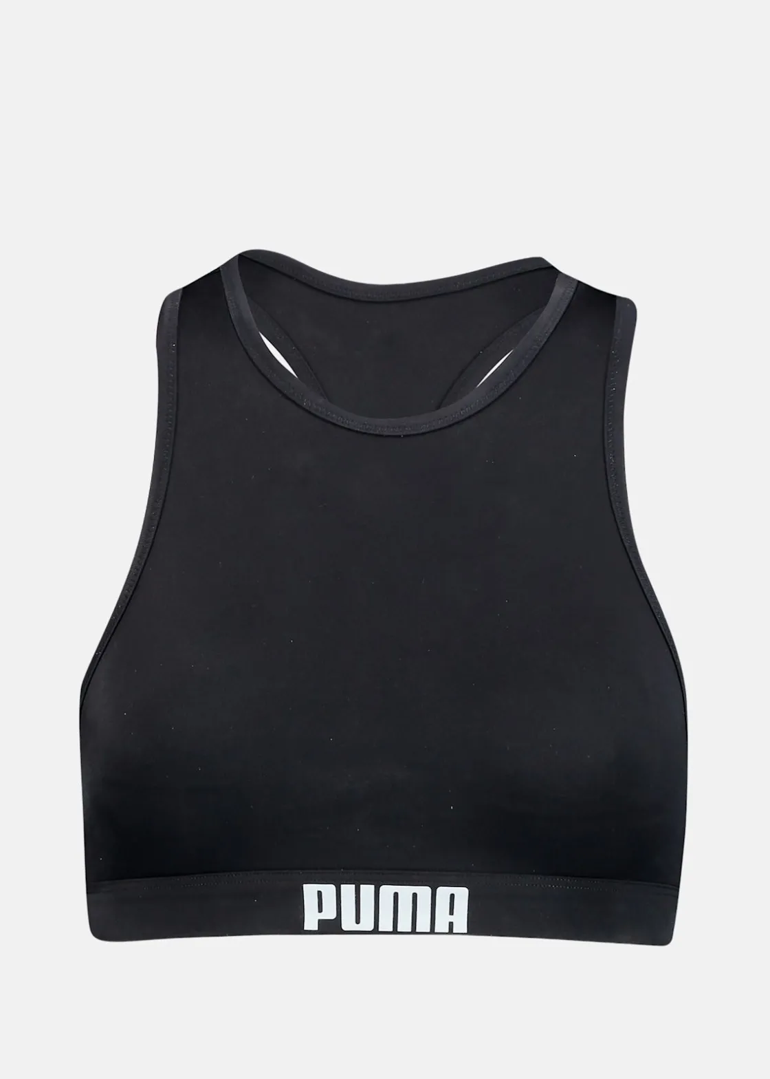 Discount Puma SWIM WOMEN RACERBACK TOP black