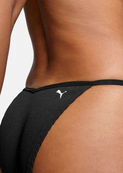 Sale Puma SWIM WOMEN RIBBED TANGA 1 black combo