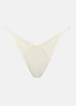 Hot Puma SWIM WOMEN RIBBED TANGA 1 white combo