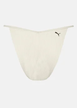 Hot Puma SWIM WOMEN RIBBED TANGA 1 white combo