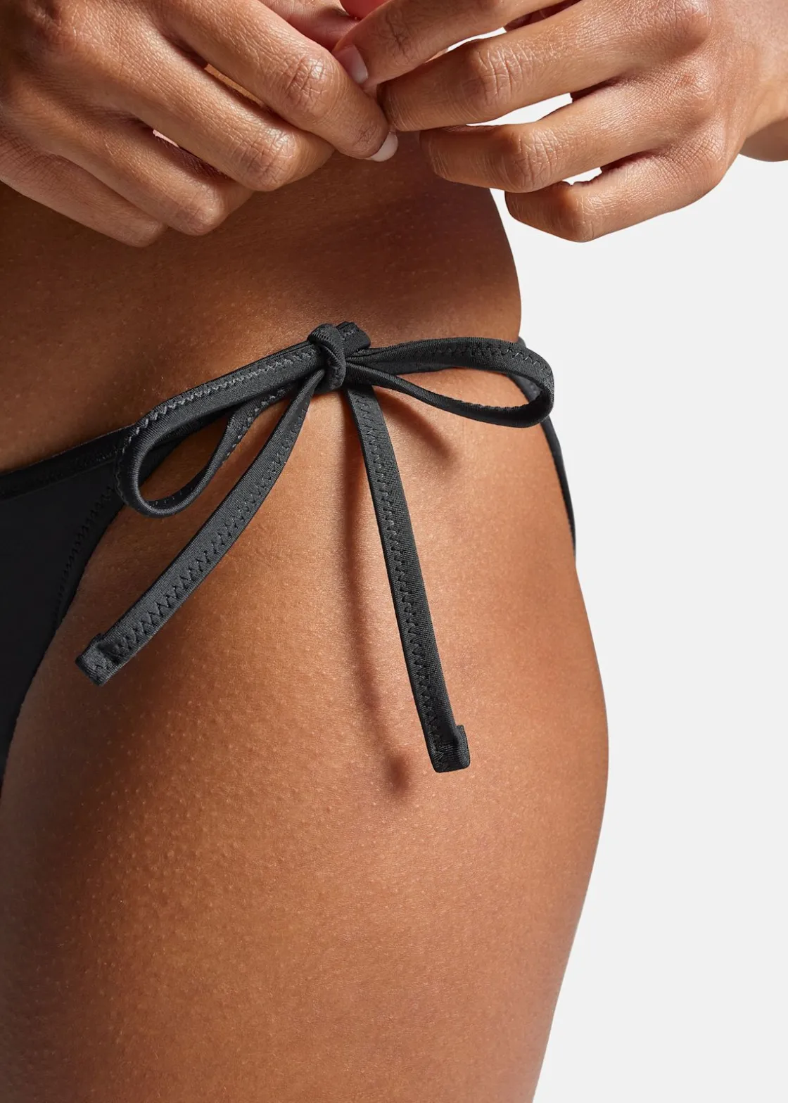 Discount Puma SWIM WOMEN SIDE TIE BRIEF black