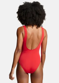 Clearance Puma SWIM WOMEN SWIMSUIT 1P red