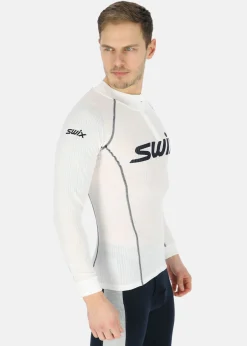Outlet Swix RaceX bodyw halfzip M Bright white
