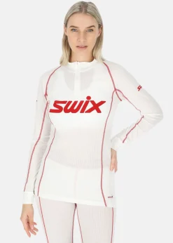 Best Swix RaceX bodyw halfzip W Bright white
