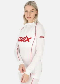 Best Swix RaceX bodyw halfzip W Bright white