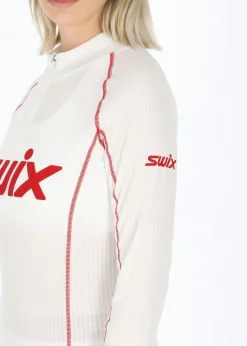 Best Swix RaceX bodyw halfzip W Bright white
