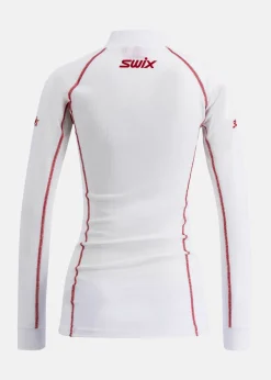 Discount Swix RaceX Classic Half Zip W Bright White/Swix Red