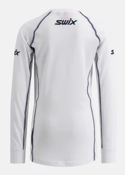 New Swix RaceX Classic Long Sleeve Jr Bright White/ Dark Navy
