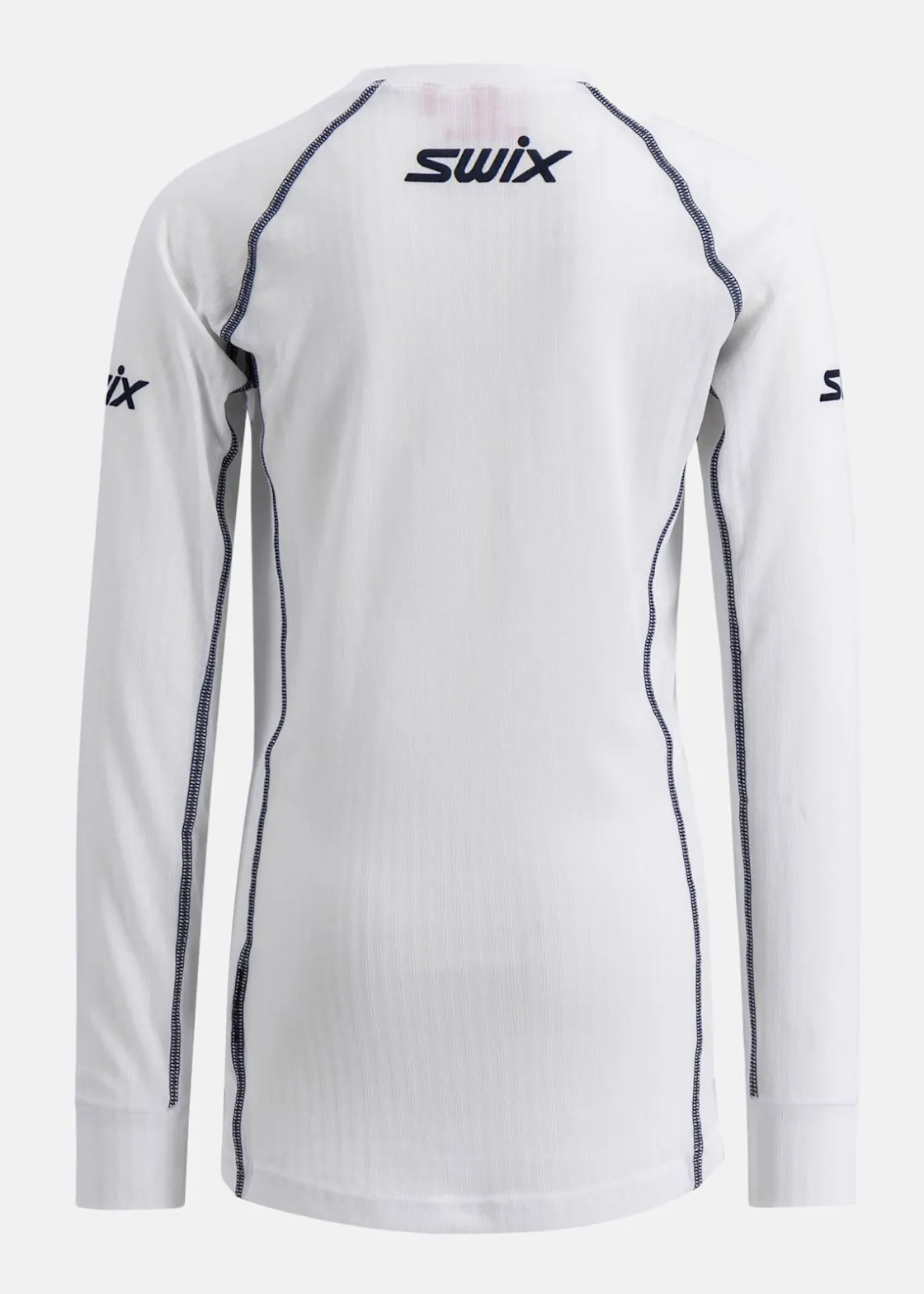 New Swix RaceX Classic Long Sleeve Jr Bright White/ Dark Navy
