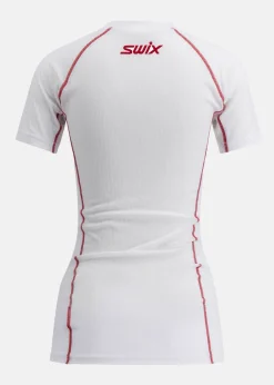Swix RaceX Classic Short Sleeve W Bright White/Swix Red