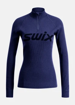 Swix RaceX Merino Half Zip W Dark navy