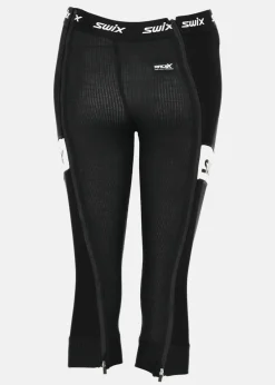 Clearance Swix RaceX warm bodyw 3/4 pant W Black