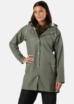 Hot X-trail Rain Coat W Dusty Olive