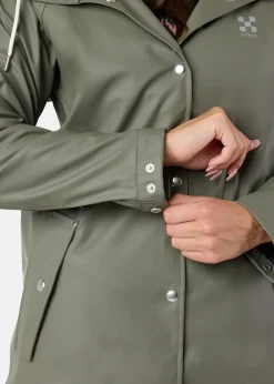Hot X-trail Rain Coat W Dusty Olive