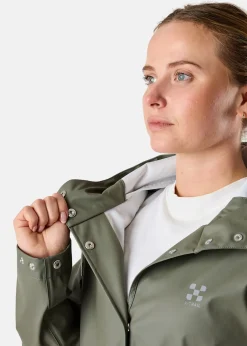 Hot X-trail Rain Coat W Dusty Olive