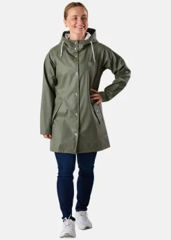 Hot X-trail Rain Coat W Dusty Olive