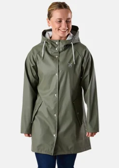 Hot X-trail Rain Coat W Dusty Olive