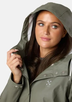 Hot X-trail Rain Coat W Dusty Olive