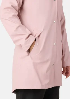 Online X-trail Rain Coat W Dusty Rose