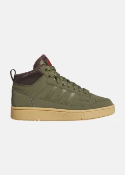 New Adidas RAPID COURT MID J WINTERIZED OLISTR/SHABRN/GUM3