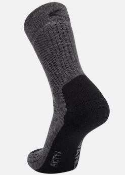 New Ulvang Rav Aktiv Sock Charcoal Melange/Black