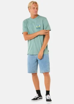 Best Rip Curl RAW ENERGY TRAD TEE BLUE LAGOON