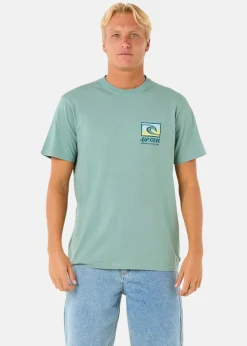Best Rip Curl RAW ENERGY TRAD TEE BLUE LAGOON