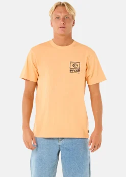 Sale Rip Curl RAW ENERGY TRAD TEE MANDARIN ZEST