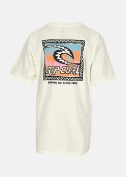 Rip Curl RAW ENERGY TRAD TEE -BOY BONE