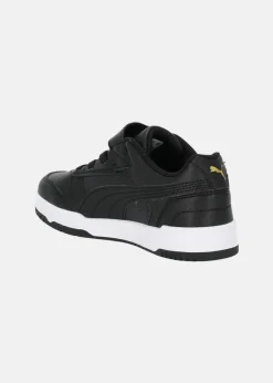 New Puma RBD Game Low AC PS Puma Black-Puma Black-Puma Team Gold-PUMA White