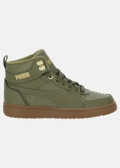 Best Puma Rebound Rugged Jr Burnt Olive-Burnt Olive-Puma Team Gold