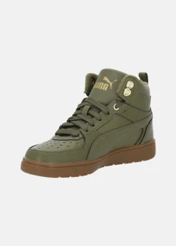 Best Puma Rebound Rugged Jr Burnt Olive-Burnt Olive-Puma Team Gold
