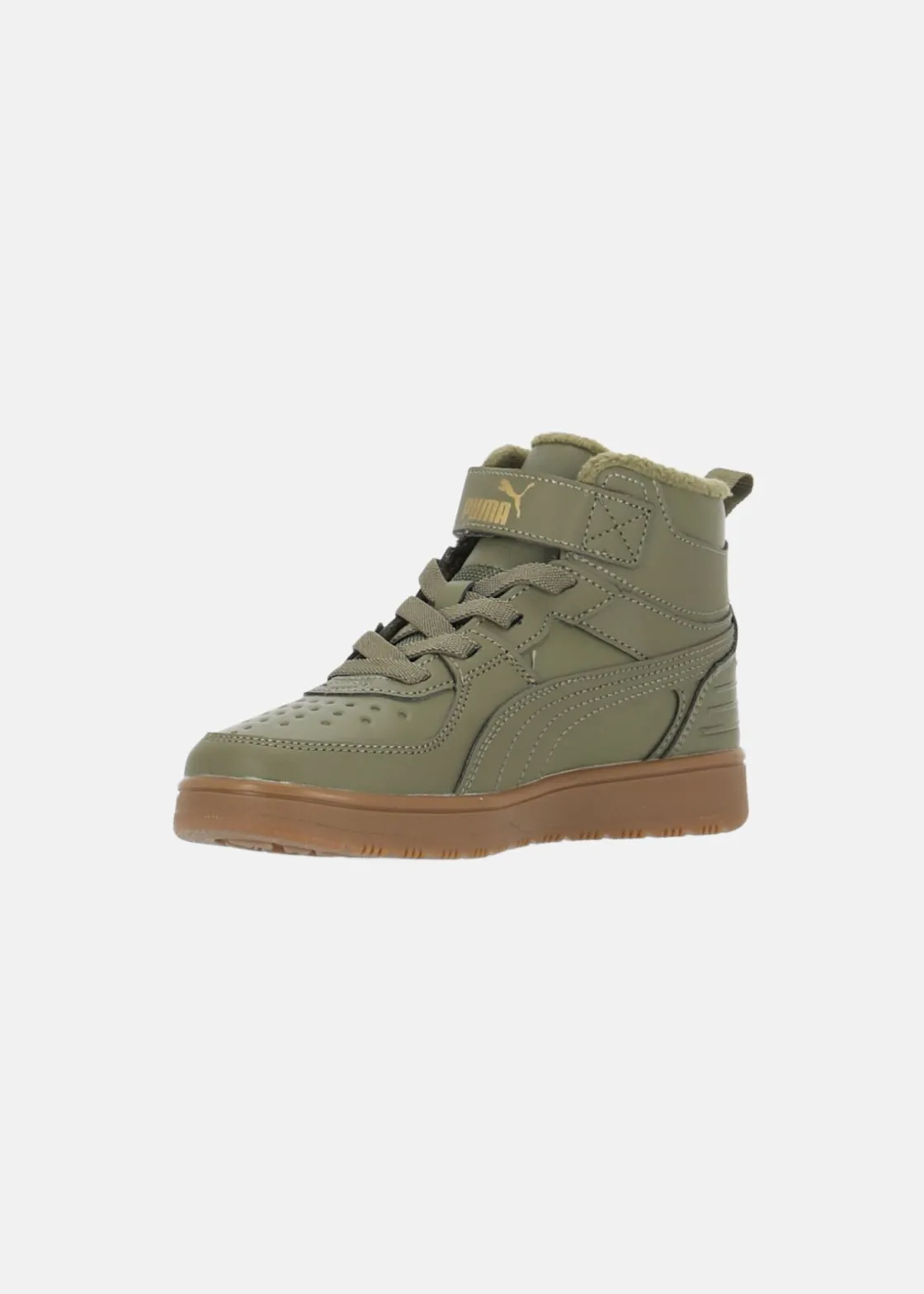 Sale Puma Rebound Rugged V PS Burnt Olive-Burnt Olive-Puma Team Gold