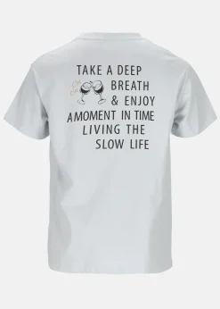 Best Denim Factory Relax Tee Gray Dawn