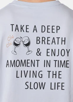 Best Denim Factory Relax Tee Gray Dawn